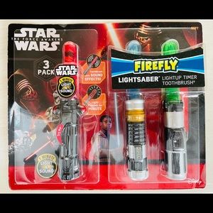 Star Wars 3pk light up and sound toothbrushes